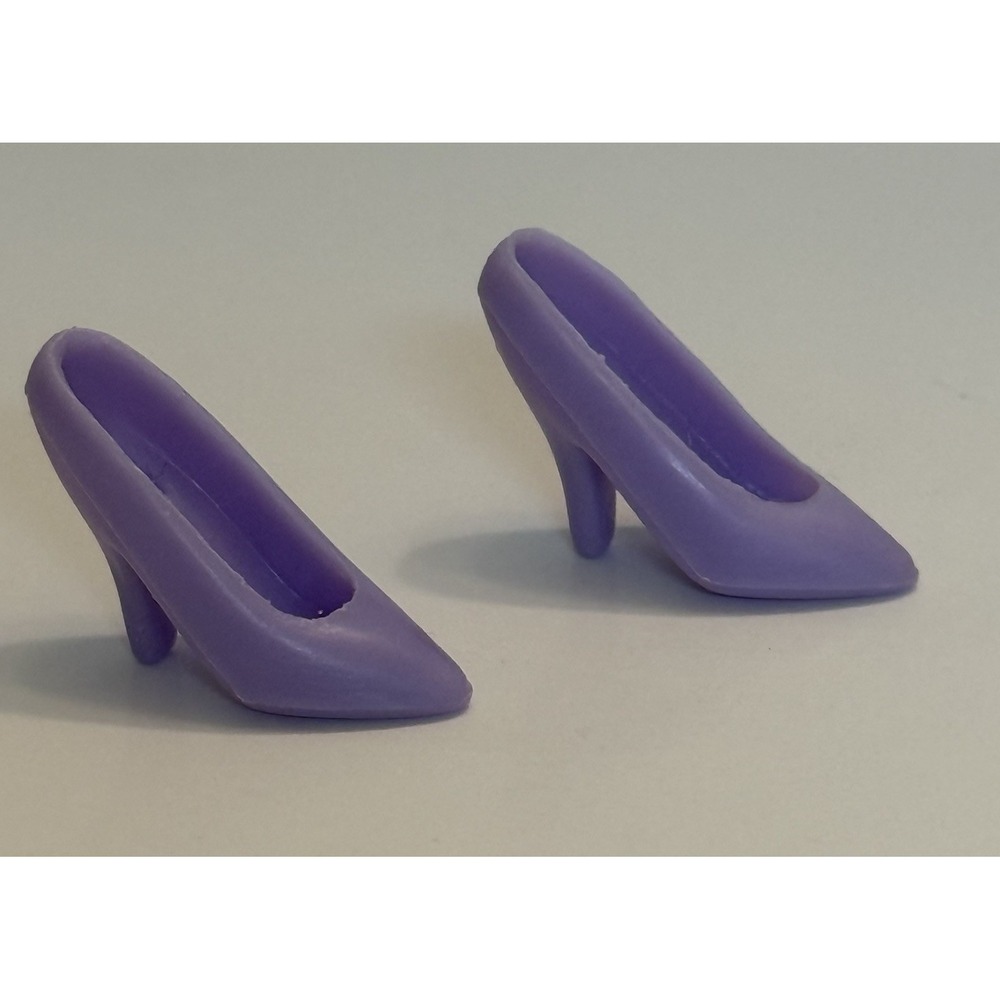 Barbie Mattel Closed Toe Pointed Pump High Heel Light Purple Shoes